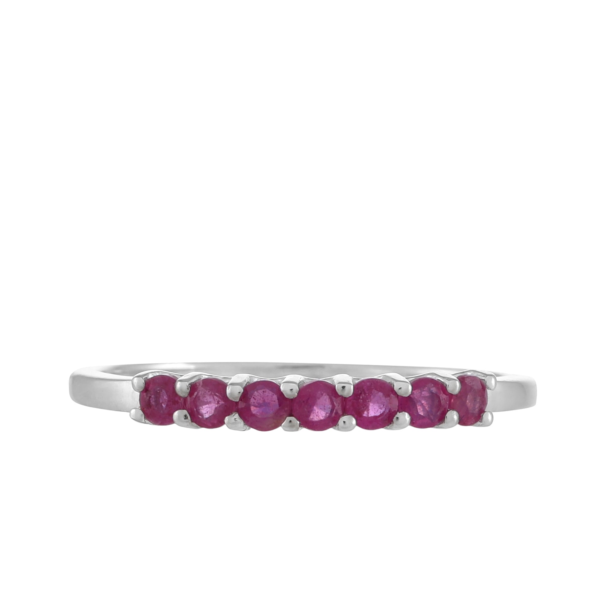 Anillo de Plata con Rubí de Tailandia 1 