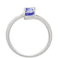 Anillo de Plata con Tanzanita AAA