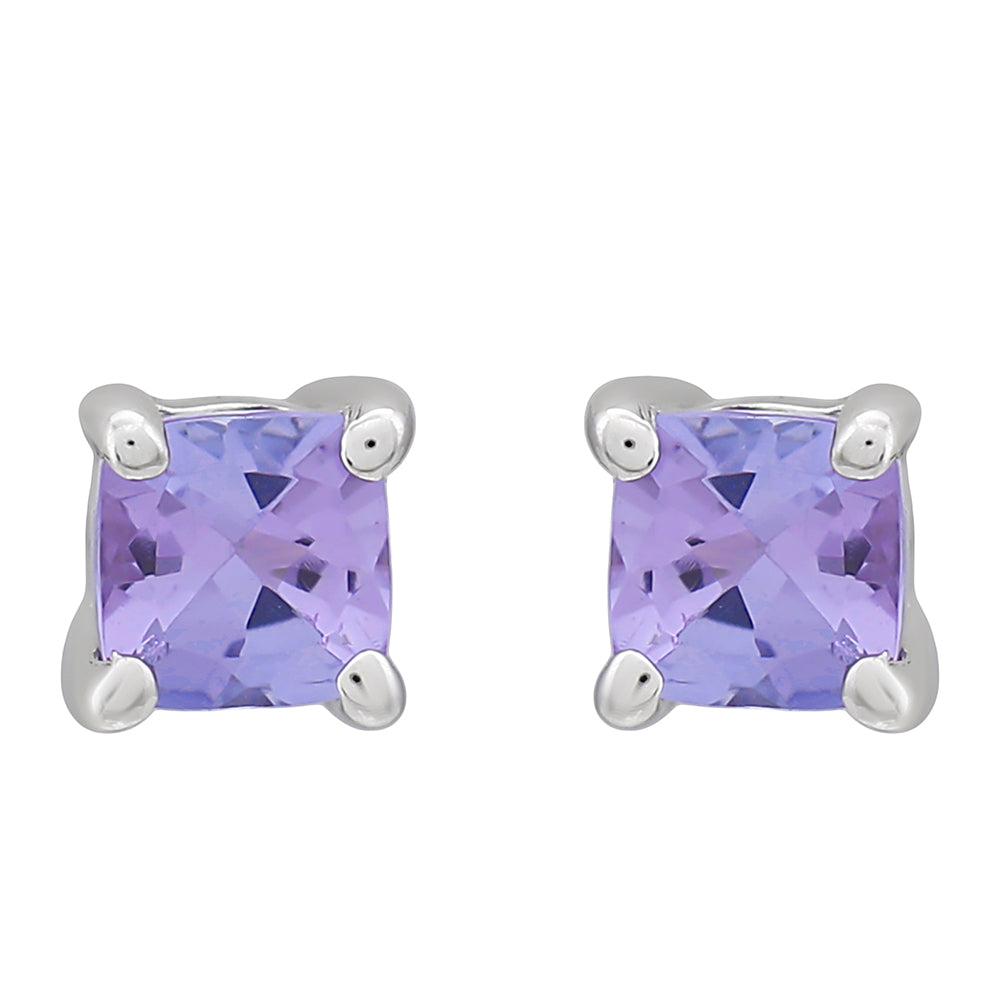 Conjunto de Plata con Tanzanita AAA ( Pendientes )