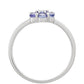 Anillo de Plata con Tanzanita AAA