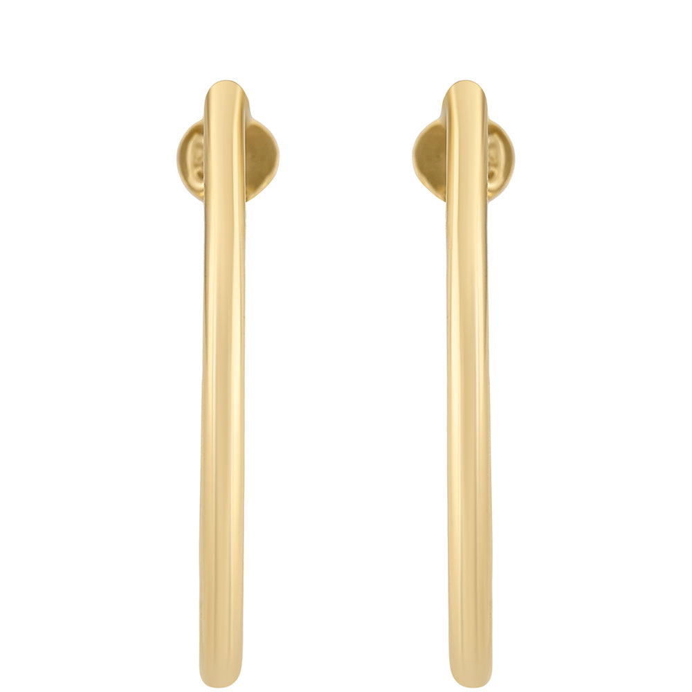 Pendientes de Plata Bañada en Oro