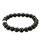 Pulsera Pepita con Turmalina Negra y Perla blanca de agua dulce