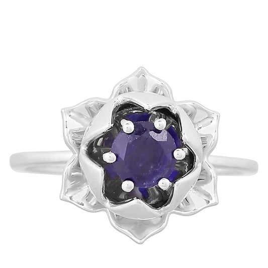 Anillo de Plata con Zafiro de Tailandia