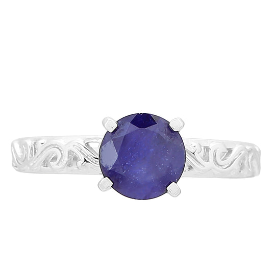 Anillo de Plata con Zafiro de Tailandia