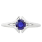Anillo de Plata con Zafiro de Tailandia