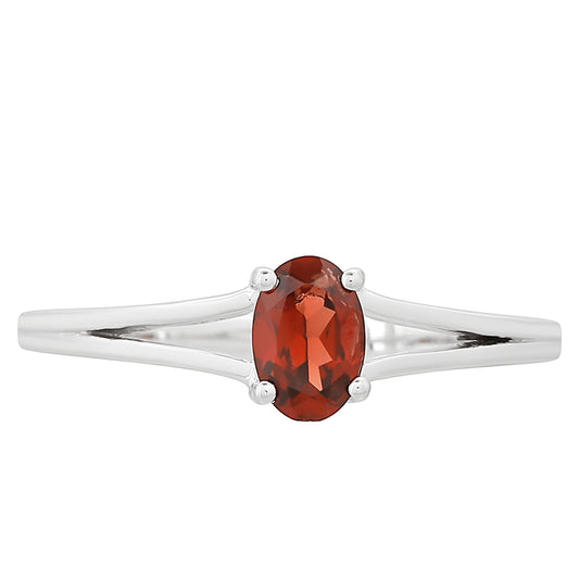 Anillo de Plata con Granate