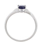 Anillo de Plata con Zafiro de Tailandia