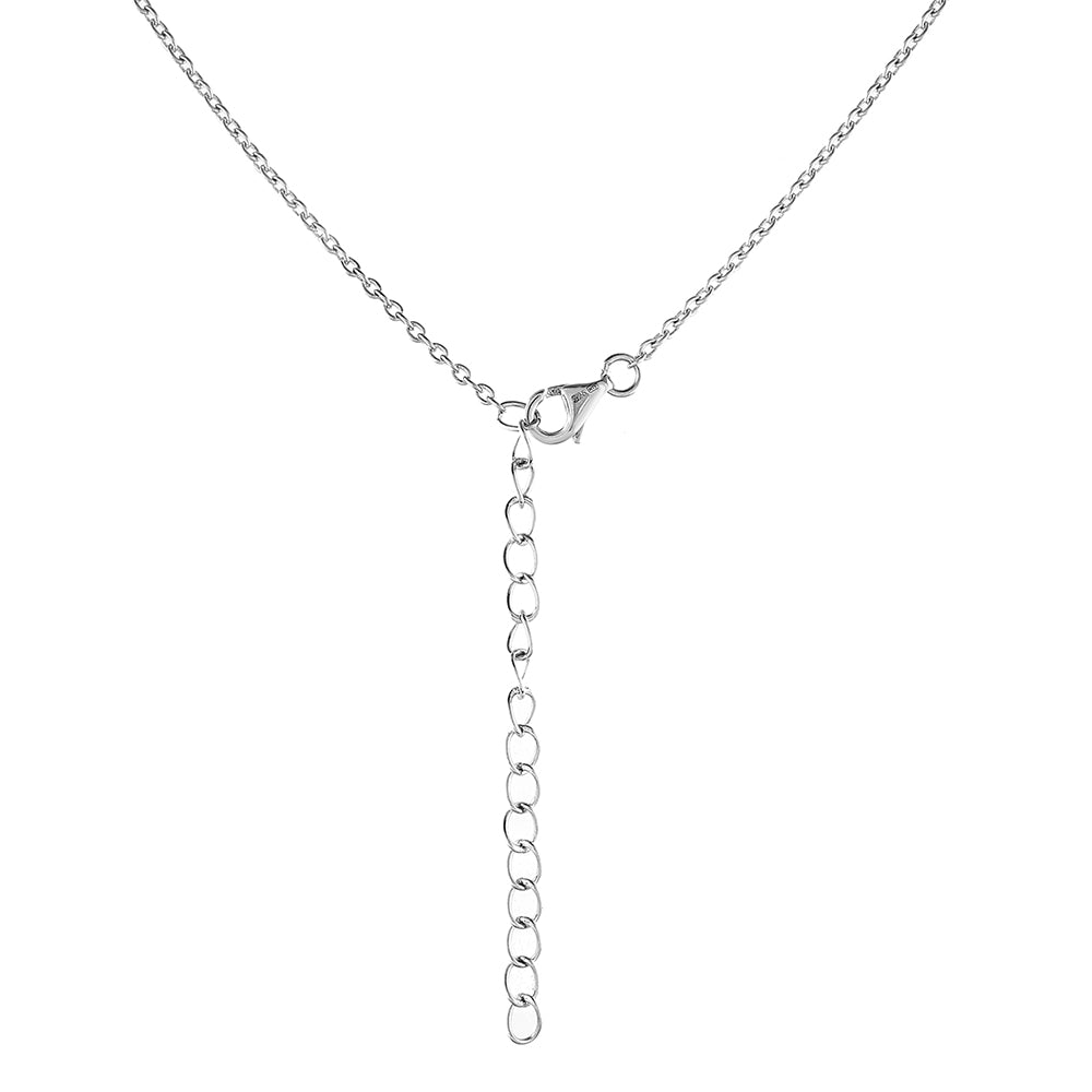 Collar de Plata con Cuarzo Pavo Real y Topacio Blanco 2 