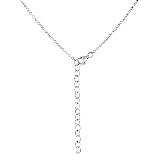 Collar de Plata con Cuarzo Pavo Real