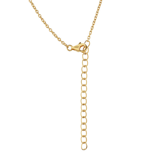 Collar de Plata Bañada en Oro con Perla Barroca Cultivada de Agua Dulce