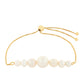 Pulsera de Plata Bañada en Oro con Perla Barroca Cultivada de Agua Dulce