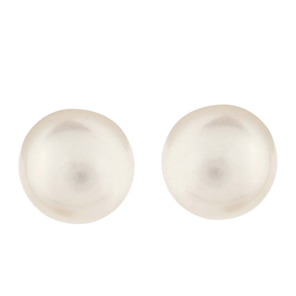 Pendientes de Plata Bañada en Oro con Perla Barroca Cultivada de Agua Dulce