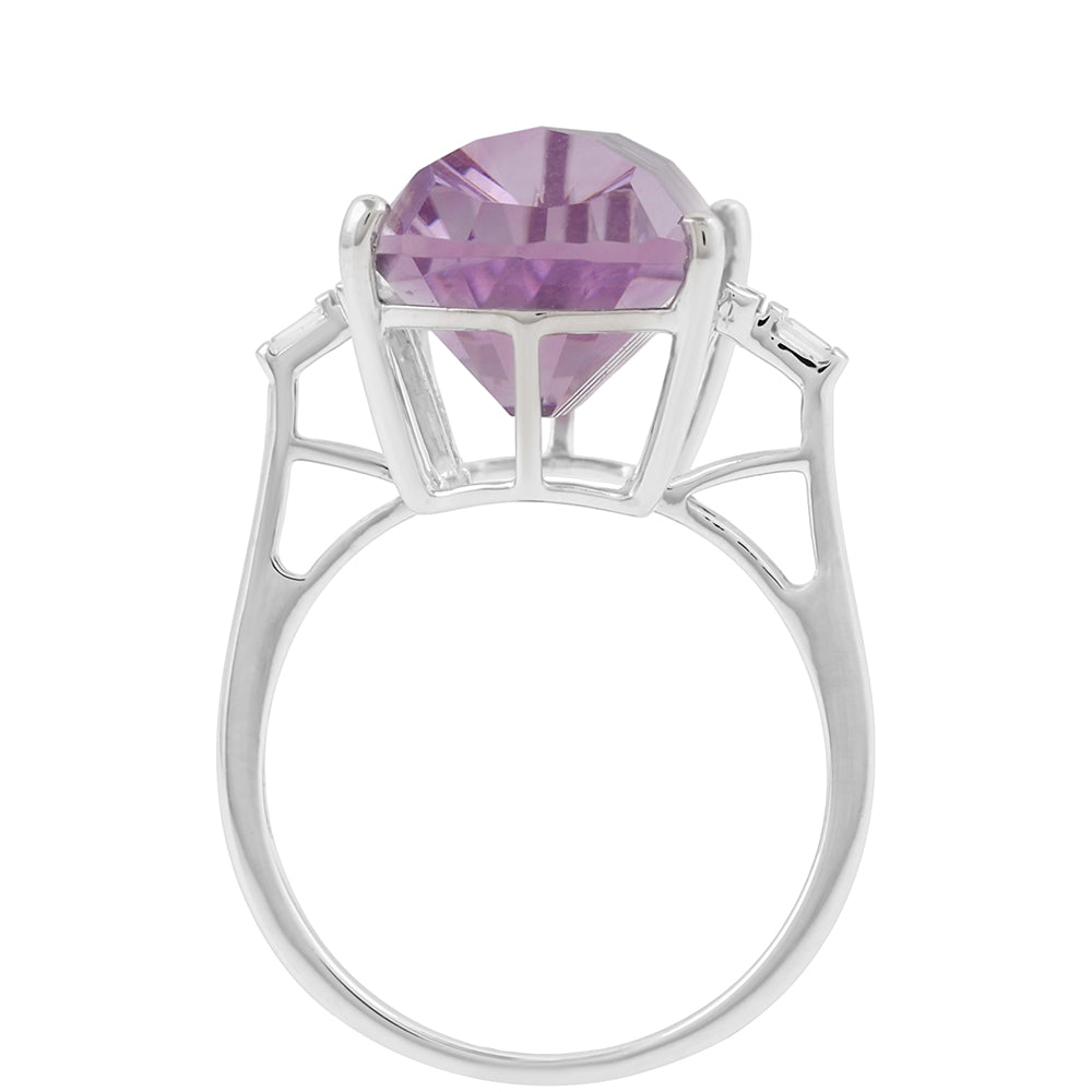 Anillo de Plata con Zircón natural