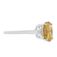 Anillo de Plata con Tanzanita y Cuarzo Champagne