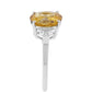 Anillo de Plata con Tanzanita y Cuarzo Champagne