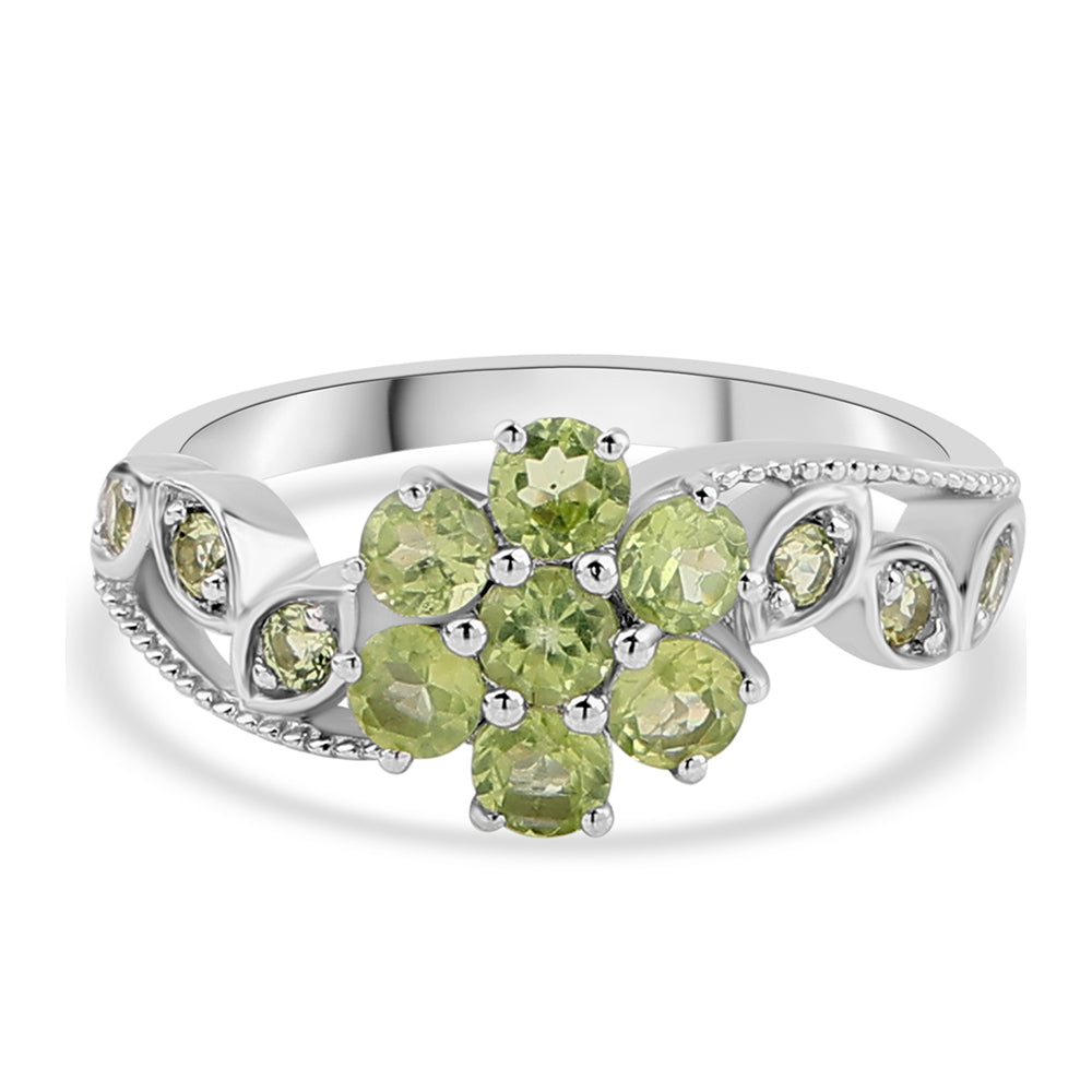 Anillo de Plata con Peridoto 1 