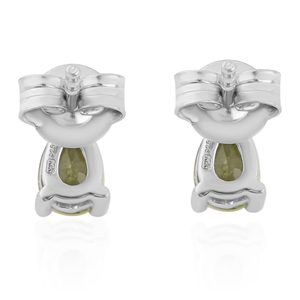 Pendientes de Plata con Peridoto