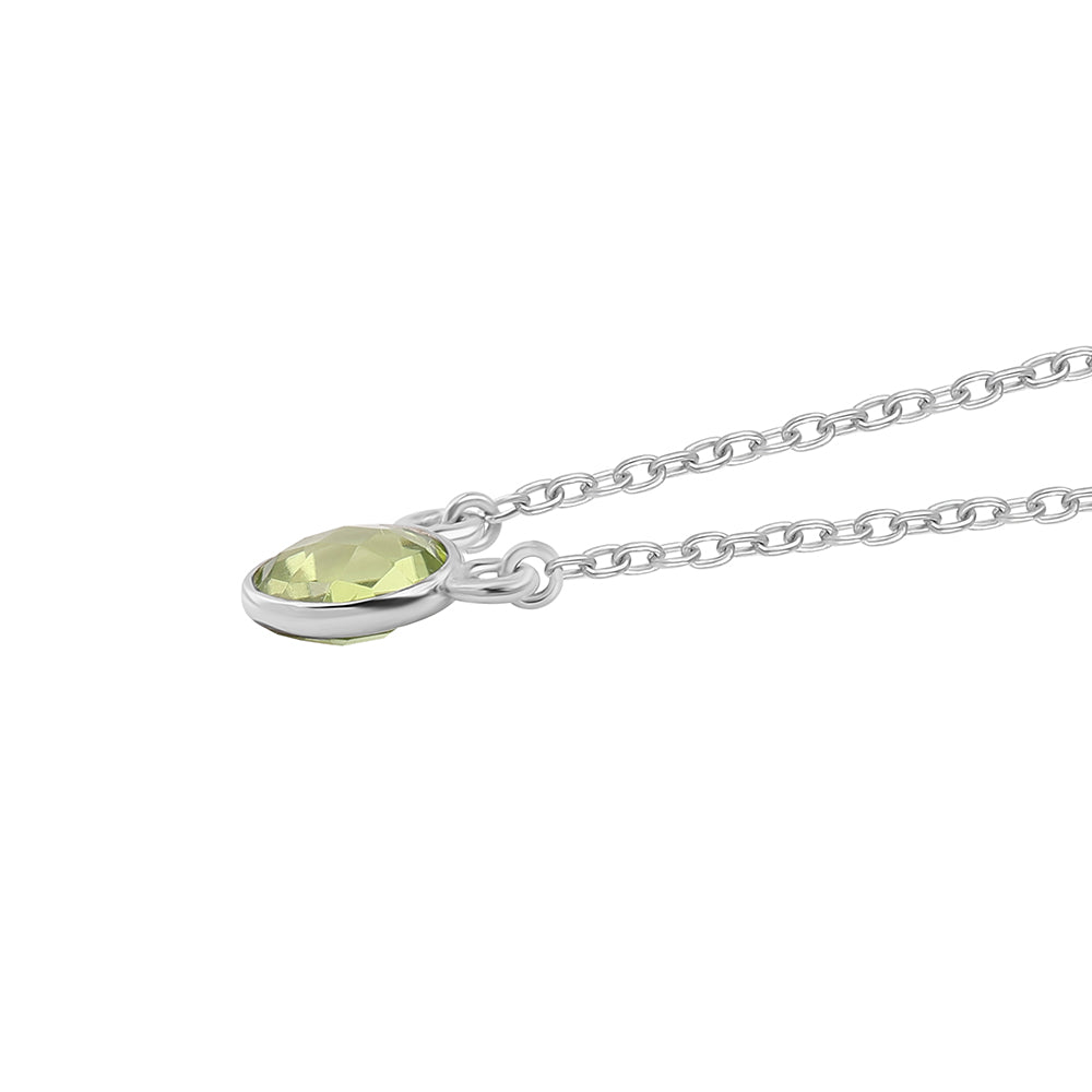 Collar de Plata con Peridoto 2 