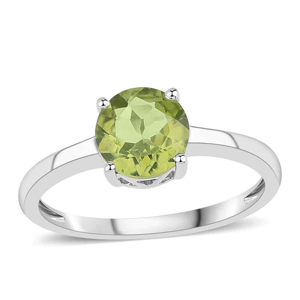 Anillo de Plata con Peridoto 1 