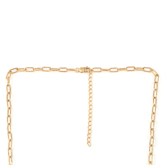 Collar de Plata Bañada en Oro con Turquesa Bella Durmiente