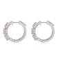 Pendientes de Plata con Amatista Rosa de Francia