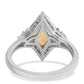 Anillo de Plata con Citrino y Topacio Blanco