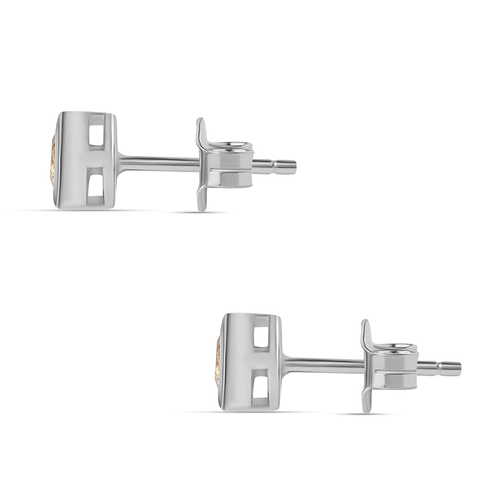 Pendientes de Plata con Citrino 3 