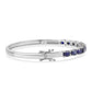Pulsera de Plata con Zafiro Azul Australiano