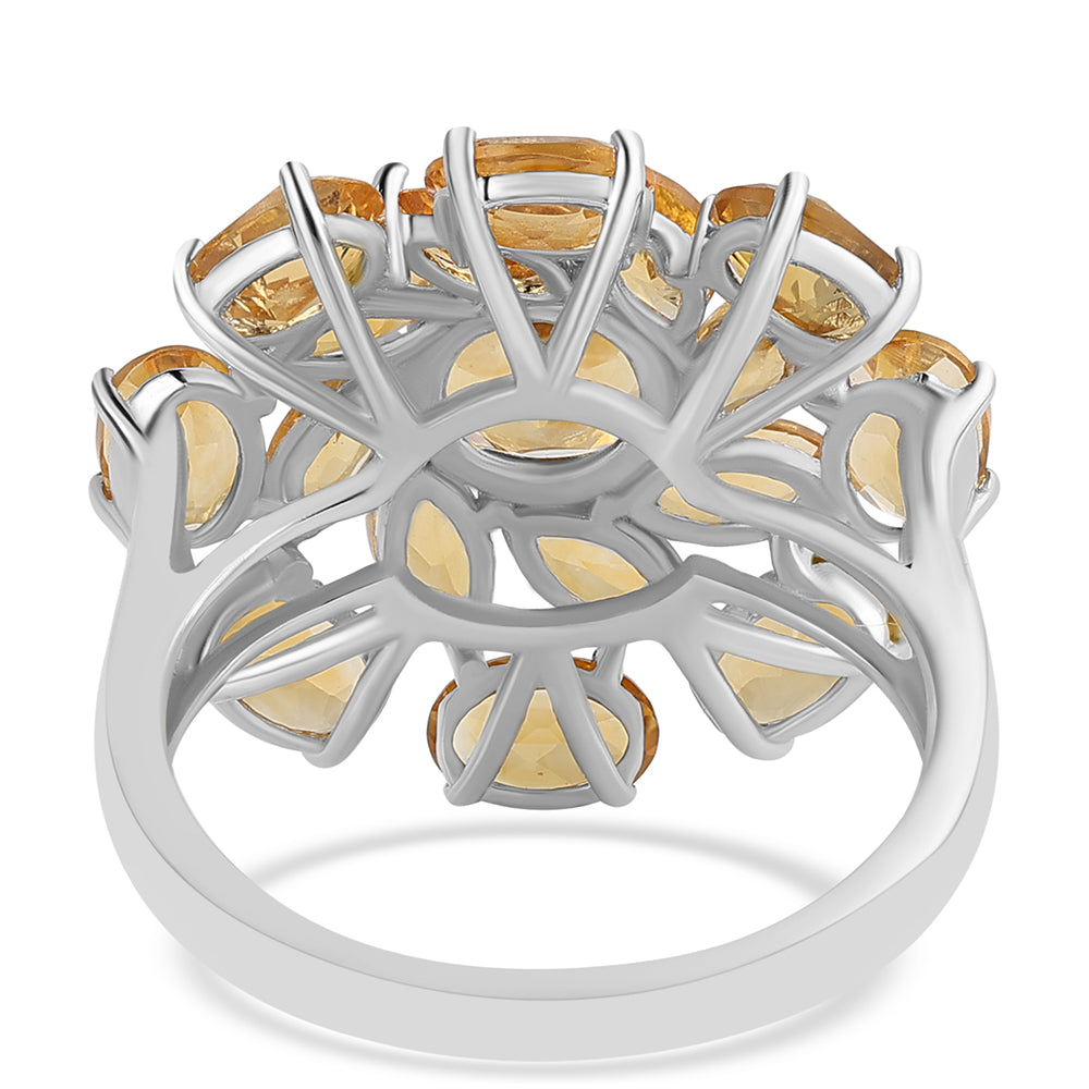 Anillo de Plata con Citrino