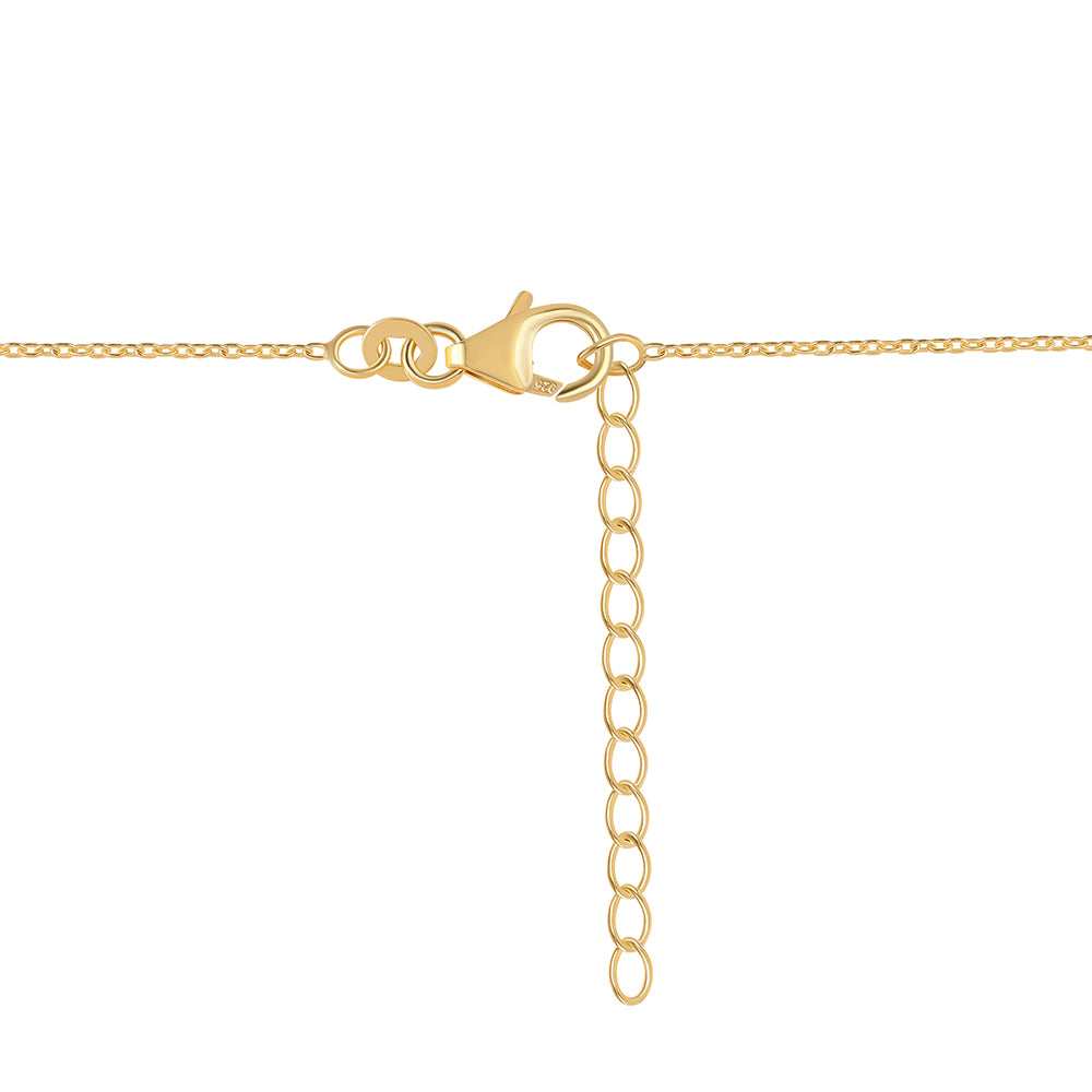 Collar de Plata Bañada en Oro con Amatista Rosa de Francia y Citrino 3 