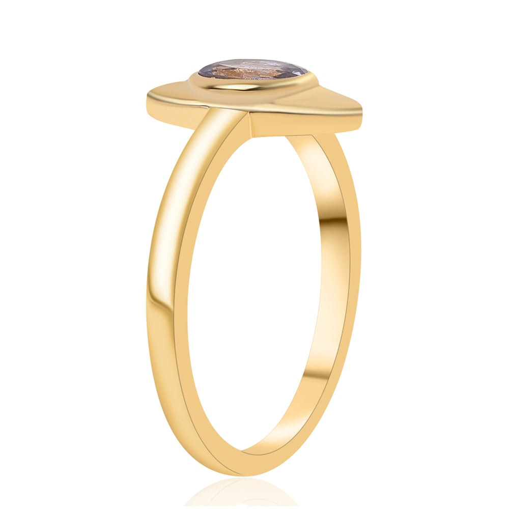 Anillo de Plata Bañada en Oro con Lolita 3 