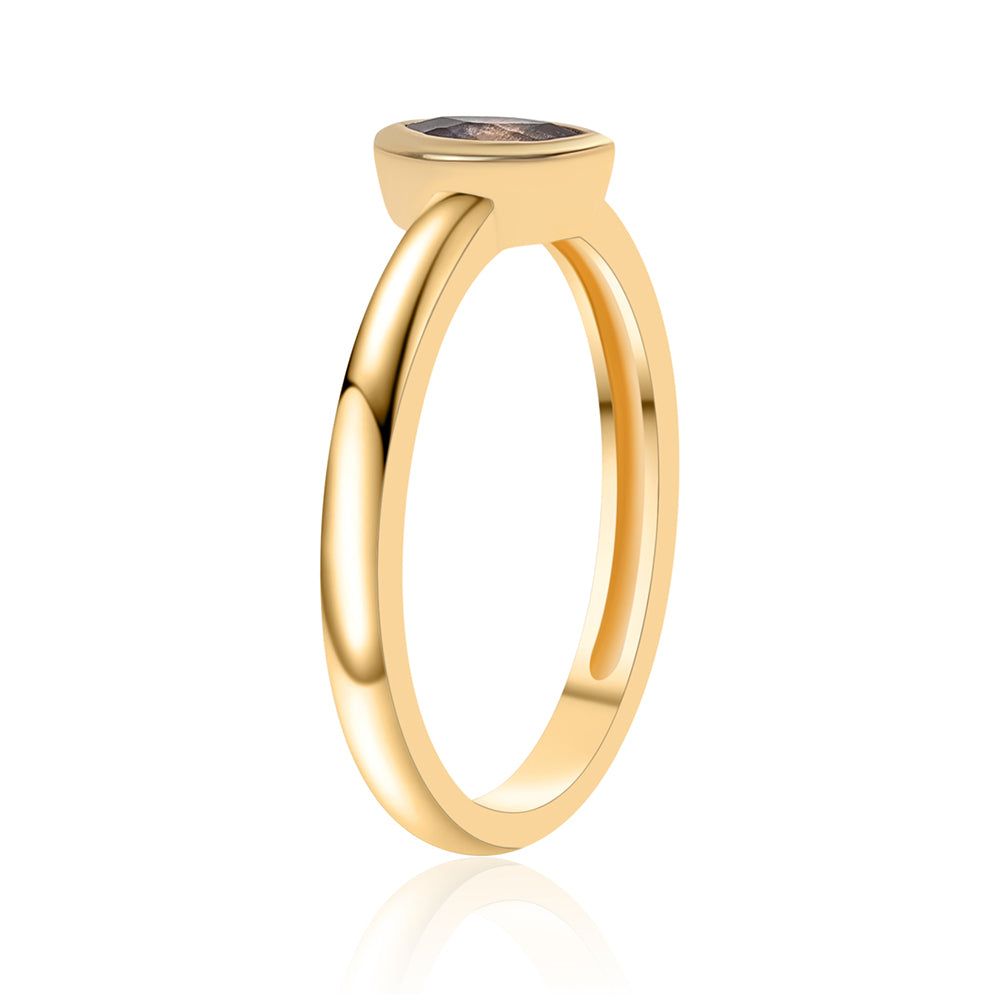 Anillo de Plata Bañada en Oro con Lolita 3 