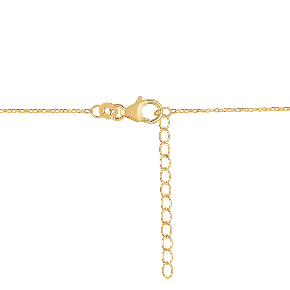 Collar de Plata Bañada en Oro con Lolita 2 