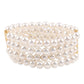 Pulsera de Plata Bañada en Oro con Perla blanca de agua dulce