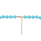 Conjunto de Plata Bañada en Oro con Turquesa Bella Durmiente ( Collar +Pulsera )