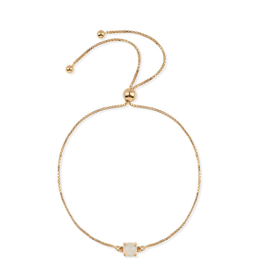 Pulsera de Plata Bañada en Oro con Ópalo Etíope de Lega Dembi