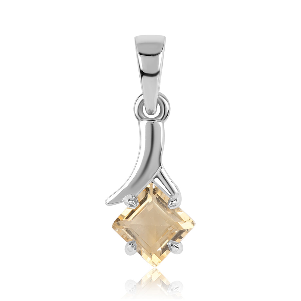 Colgante de Plata con AA Citrino de Brasil 1 