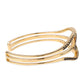 Pulsera de Plata Bañada en Oro con Espinela Negra