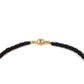 Collar de Plata Bañada en Oro con Espinela Negra