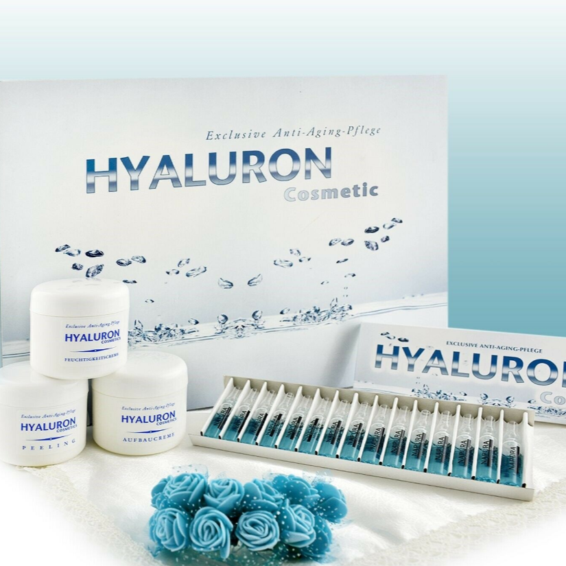 Set de 3x125 ml Hyaluron Cream + 15 ampollas de 2ml 3 