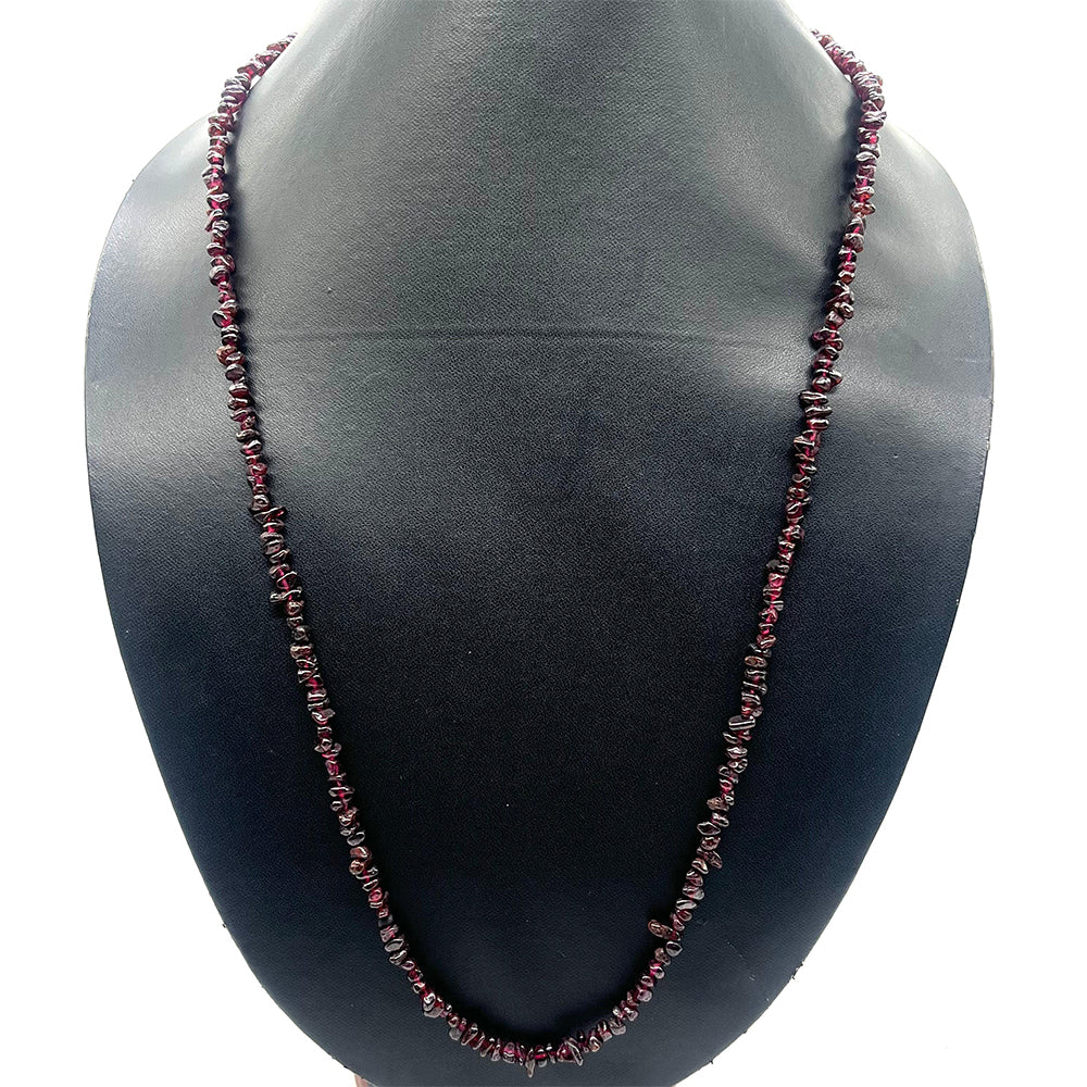 Collar Cuenta con Granate rojo