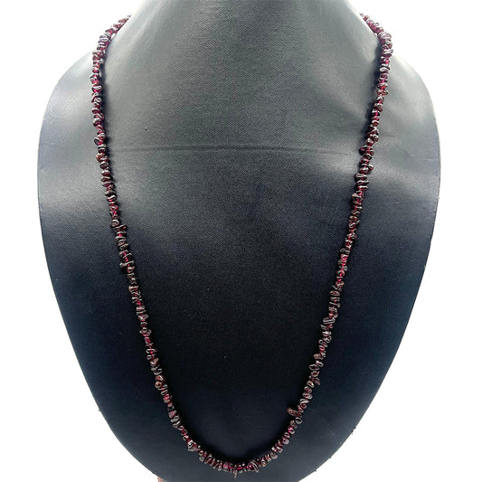 Collar Cuenta con Granate rojo