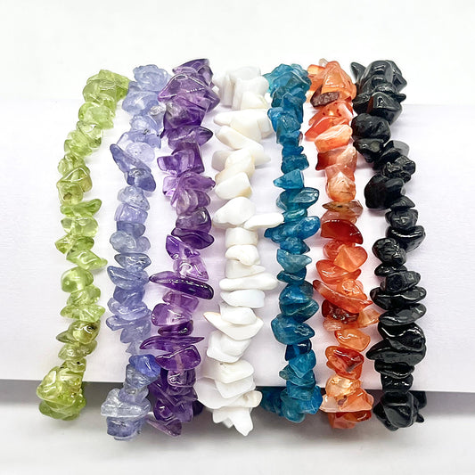 Conjunto Cuenta con Tanzanita y Amatista de Marruecos ( Pulsera )