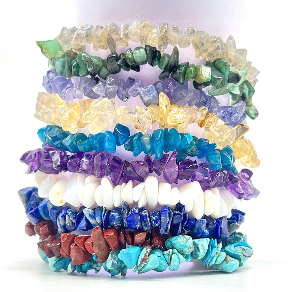 Conjunto Cuenta con Tanzanita y Esmeralda de Brasil ( Pulsera ) 2 