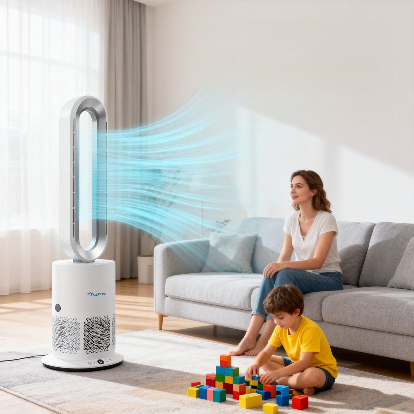 Purificador de aire Turbo Air Star con aire frío o caliente