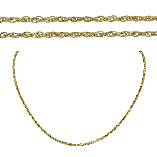 Cadena de Plata Bañada en Oro