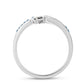 Anillo de Plata con Diamante Azul