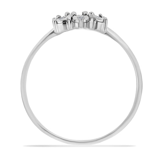 Anillo de Plata con Diamante blanco