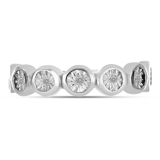 Anillo de Plata con Diamante blanco