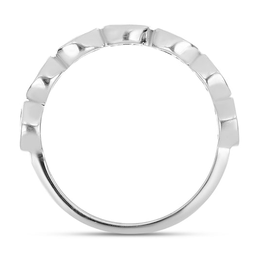 Anillo de Plata con Diamante blanco